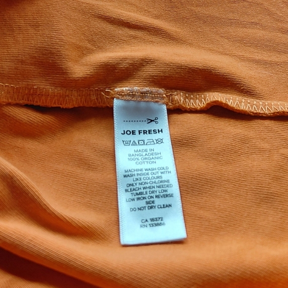 Joe Fresh Women's Long Sleeve Tees - Red and Orange 2 For 1 - Picture 5 of 6